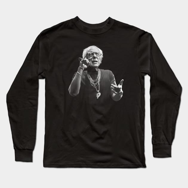 Bernie Sanders - Hip Hop Long Sleeve T-Shirt by Barn Shirt USA